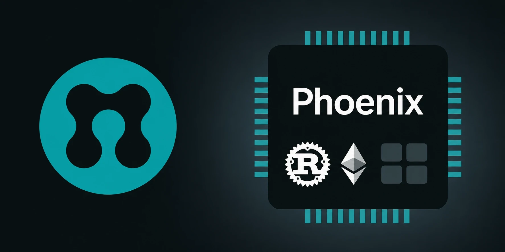 Cover of the blog, which shows the logo of BuildBear Labs, and an illustration of Phoenix being a multi EVM node written in Rust which is extensible.